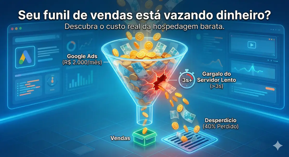 Imagem de capa do artigo: O Imposto Invisível: Quanto Você Paga por Cada Segundo de Lentidão?