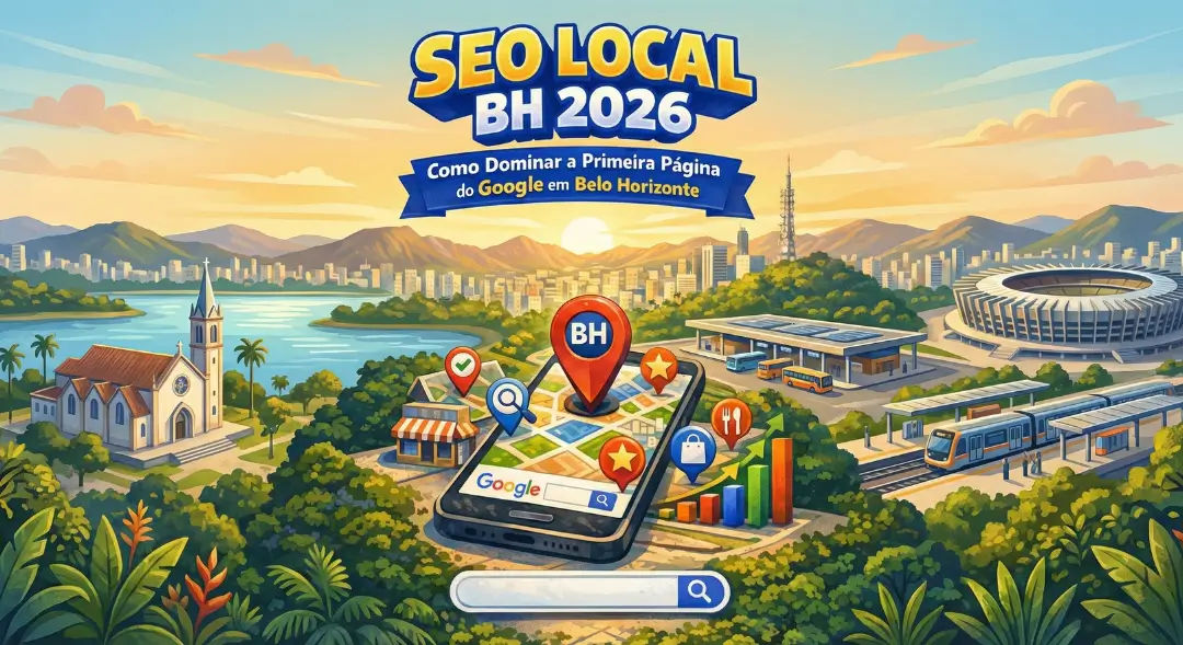 Imagem de capa do artigo: SEO Local BH 2026: Como Dominar a Primeira Página do Google em Belo Horizonte